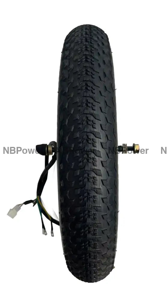 20*4.0 Fat rim with Rear170/190mm dropout 5000W motorwheel with 4.0 tire ，Rear 5000W Fat motorwheel with spokes
