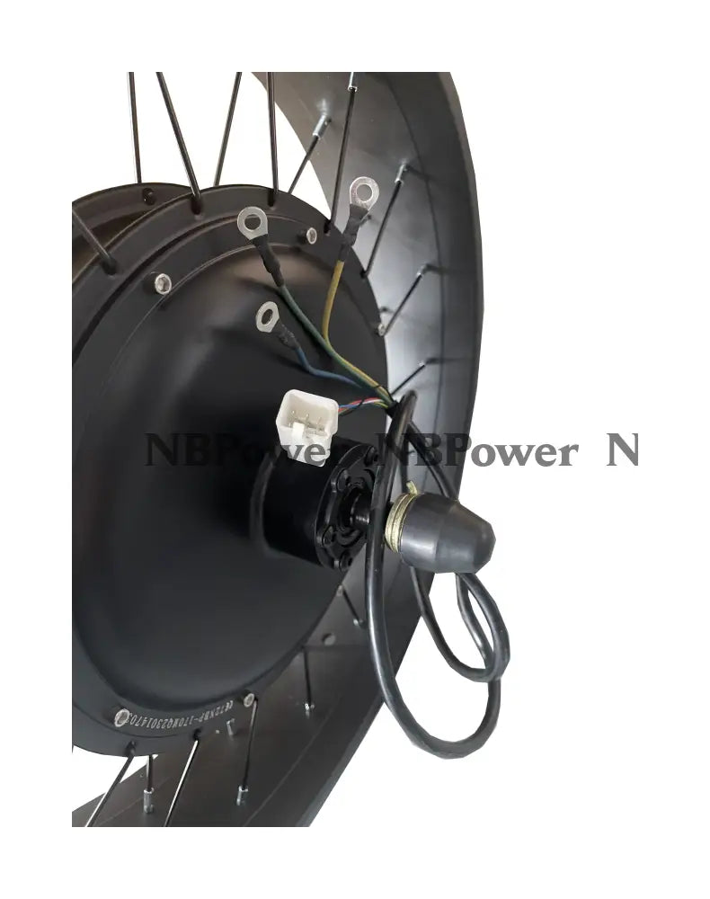 20*4.0 Rear 170-175mm dropout 48/52V/72V 2000W Fat motorwheel with spokes