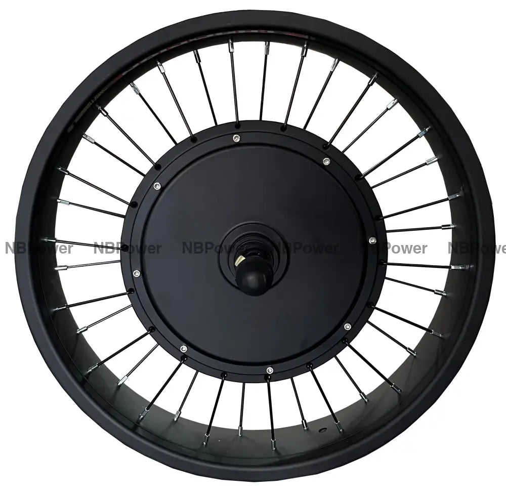 20*4.0 Rear 170-175mm dropout 48/52V/72V 2000W Fat motorwheel with spokes