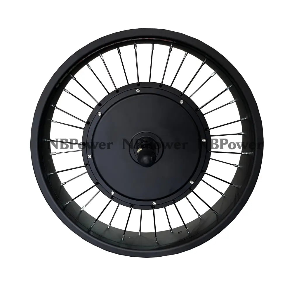 20*4.0 Rear 170-175mm dropout 48/52V/72V 2000W Fat motorwheel with spokes