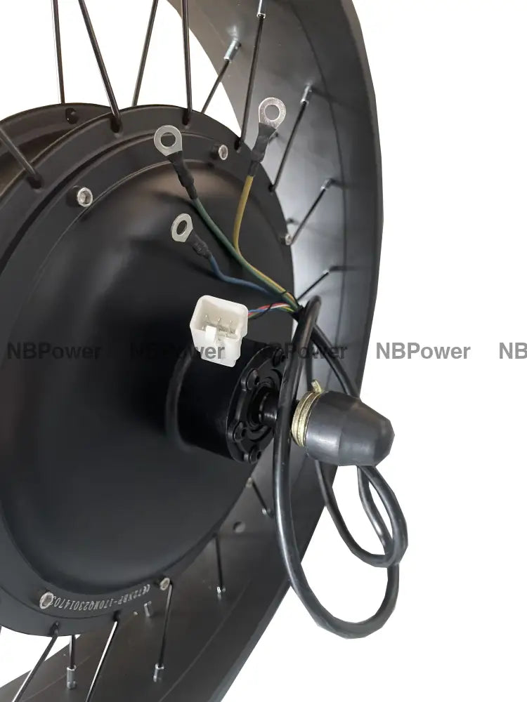 20*4.0 Rear 170-175mm dropout 48/52V/72V 2000W Fat motorwheel with spokes