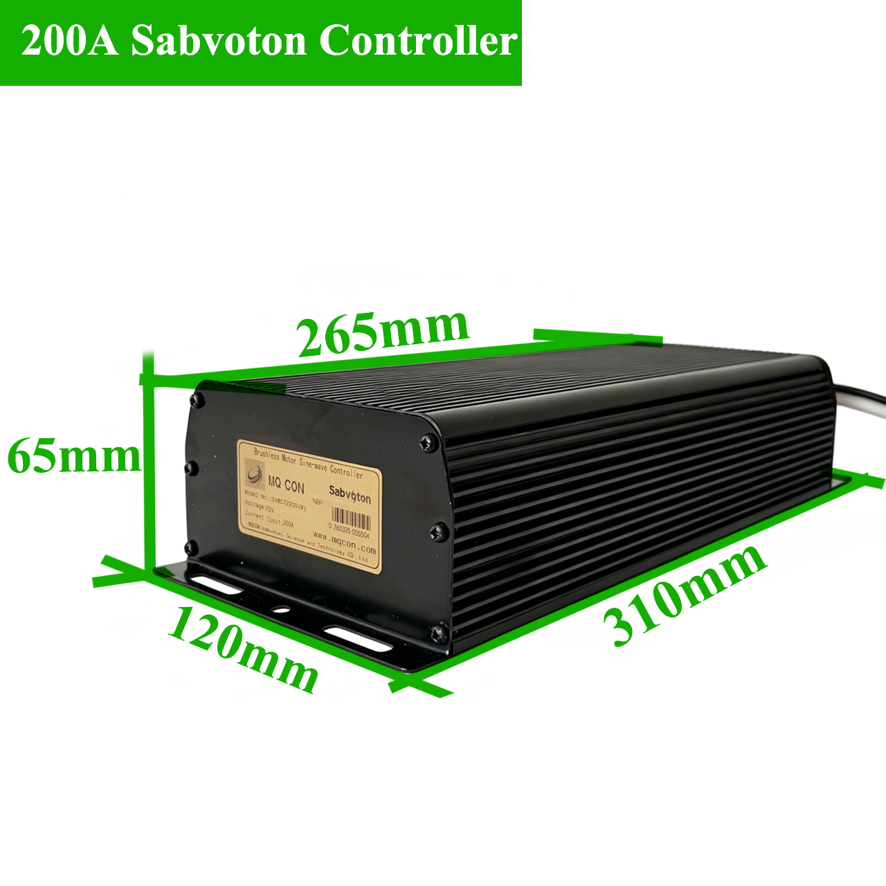 Sabvoton SVMC7260/SVMC7280/SVMC72100/SVMC72150/C72200 Programmable Sine Wave Controller Bluetooth adapter with TFT UKC1+P Color Display  DC E-Motorcycle 3000W-8000W, Electric Motorcycle Plug and Play NBPower