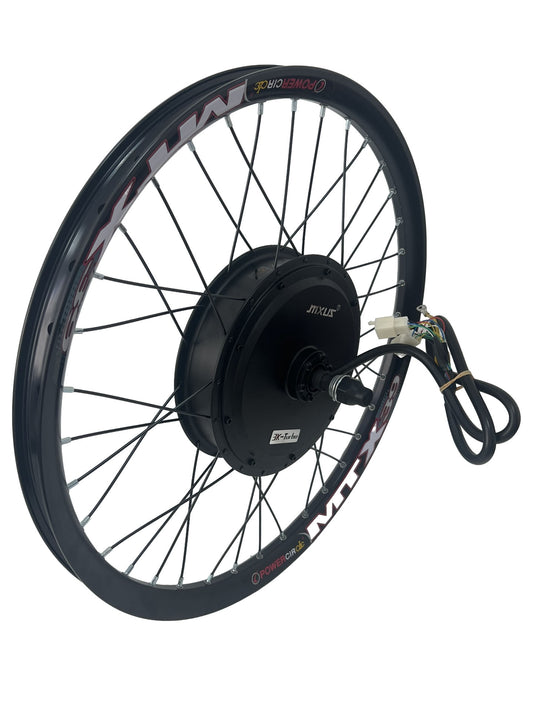 MXUS Smooth Drive 72v 3000w 3k Turbo Electric Bicycle Motor ，26/27.5/29" MXUS 3K-Turbo 3T 72V3000W 135-142mm  Dropout Motorwheel with 1/7s Freewheel