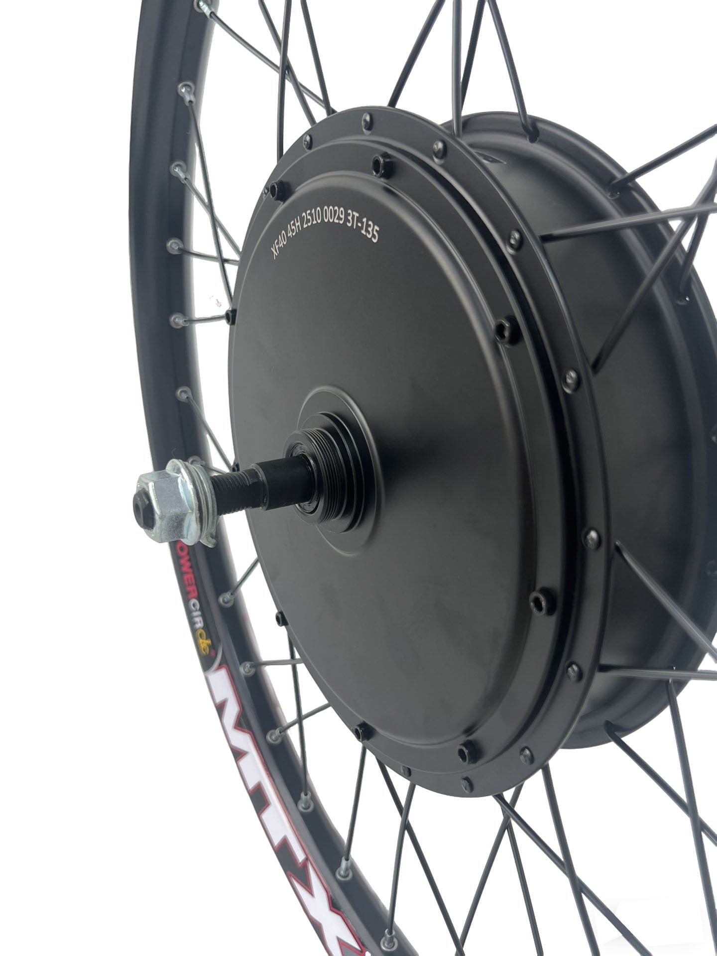 MXUS Smooth Drive 72v 3000w 3k Turbo Electric Bicycle Motor ，26/27.5/29" MXUS 3K-Turbo 3T 72V3000W 135-142mm  Dropout Motorwheel with 1/7s Freewheel