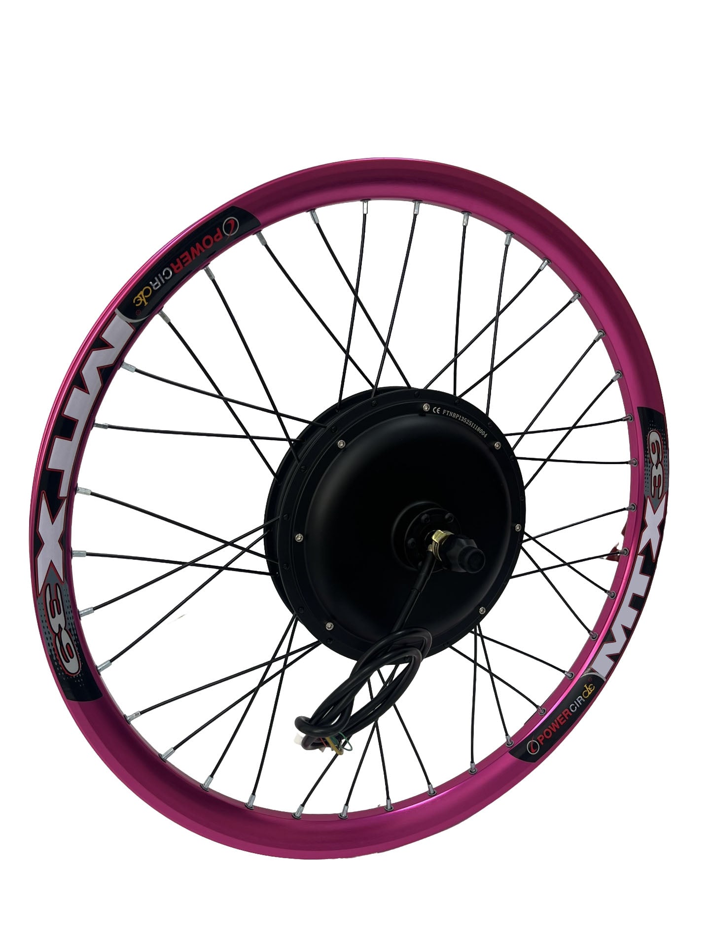 Populara Rozkolora Violkolora 26" 27.5" 29-cola Forta Sunringa MTX-Rando 48V 52V 2000W Naba Motorrado, 48v 52v 2000w E-biciklo Elektra Bicikla Naba Motoro;