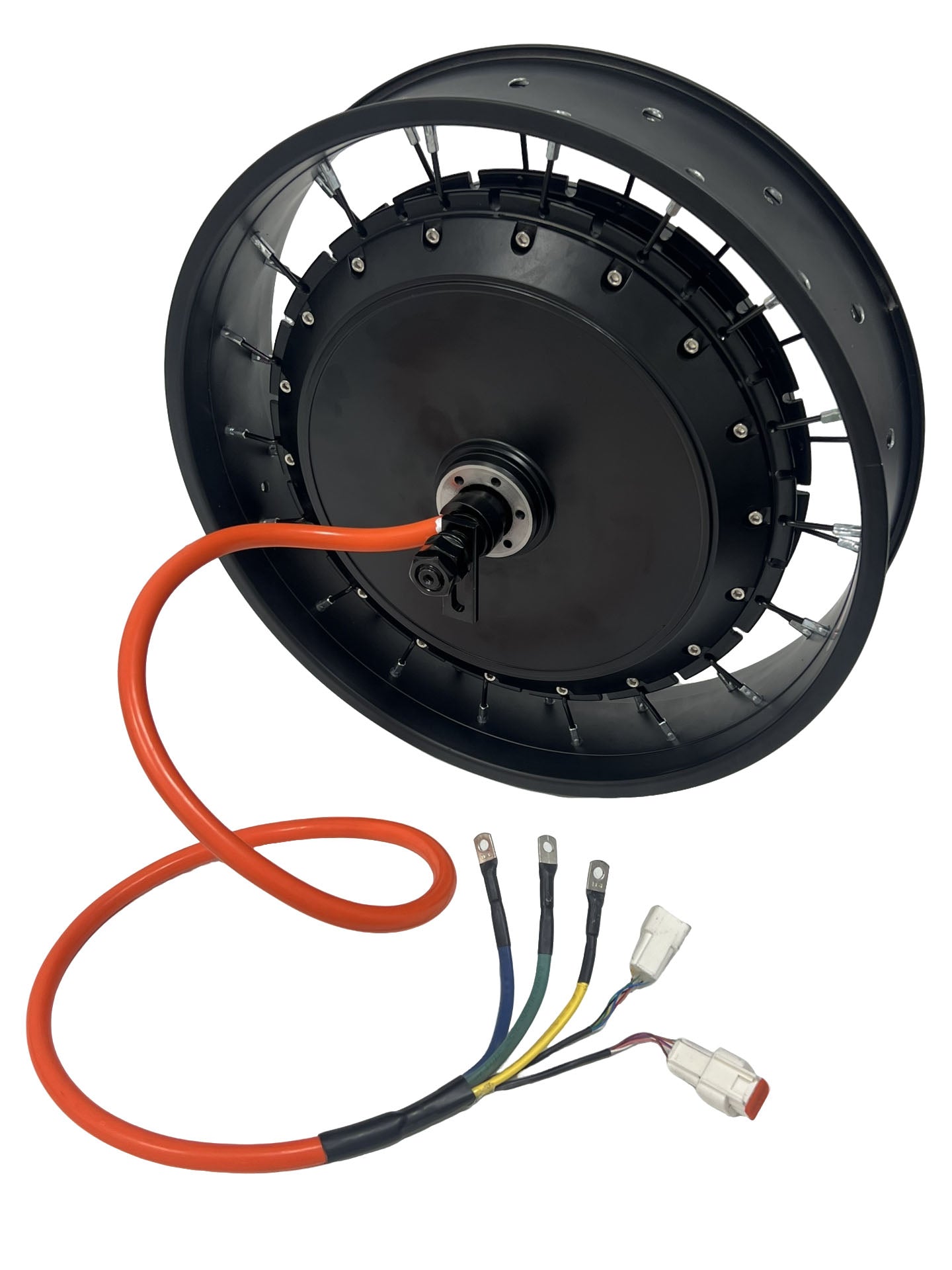 20*4.0 100mm Larĝo Dika rando kun QS 273 150mm elfalilo 3T/3.5T/4T/5T 8000W motorrado kun ununura libera rado 