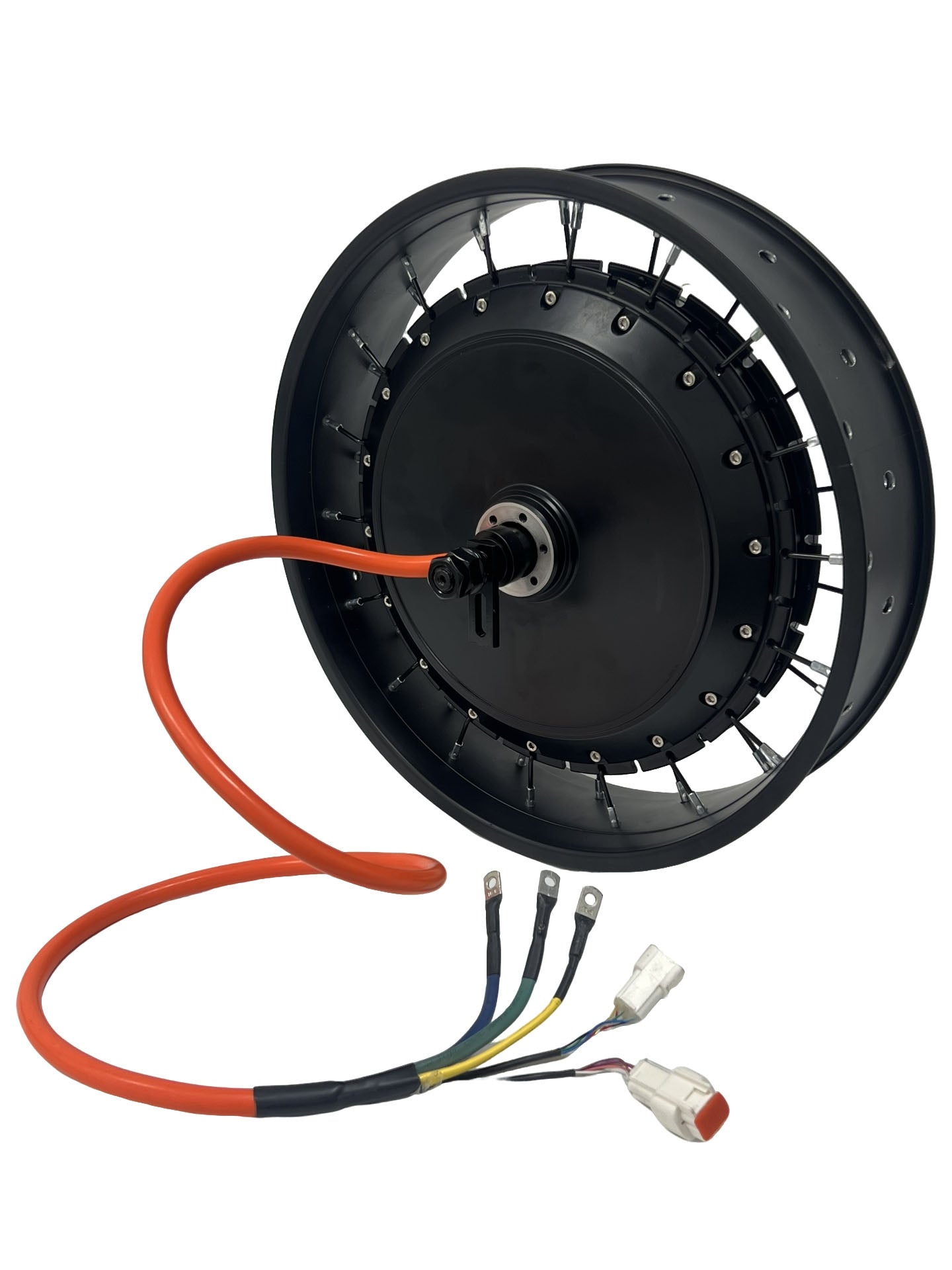 20*4.0 100mm Larĝo Dika rando kun QS 273 150mm elfalilo 3T/3.5T/4T/5T 8000W motorrado kun ununura libera rado 