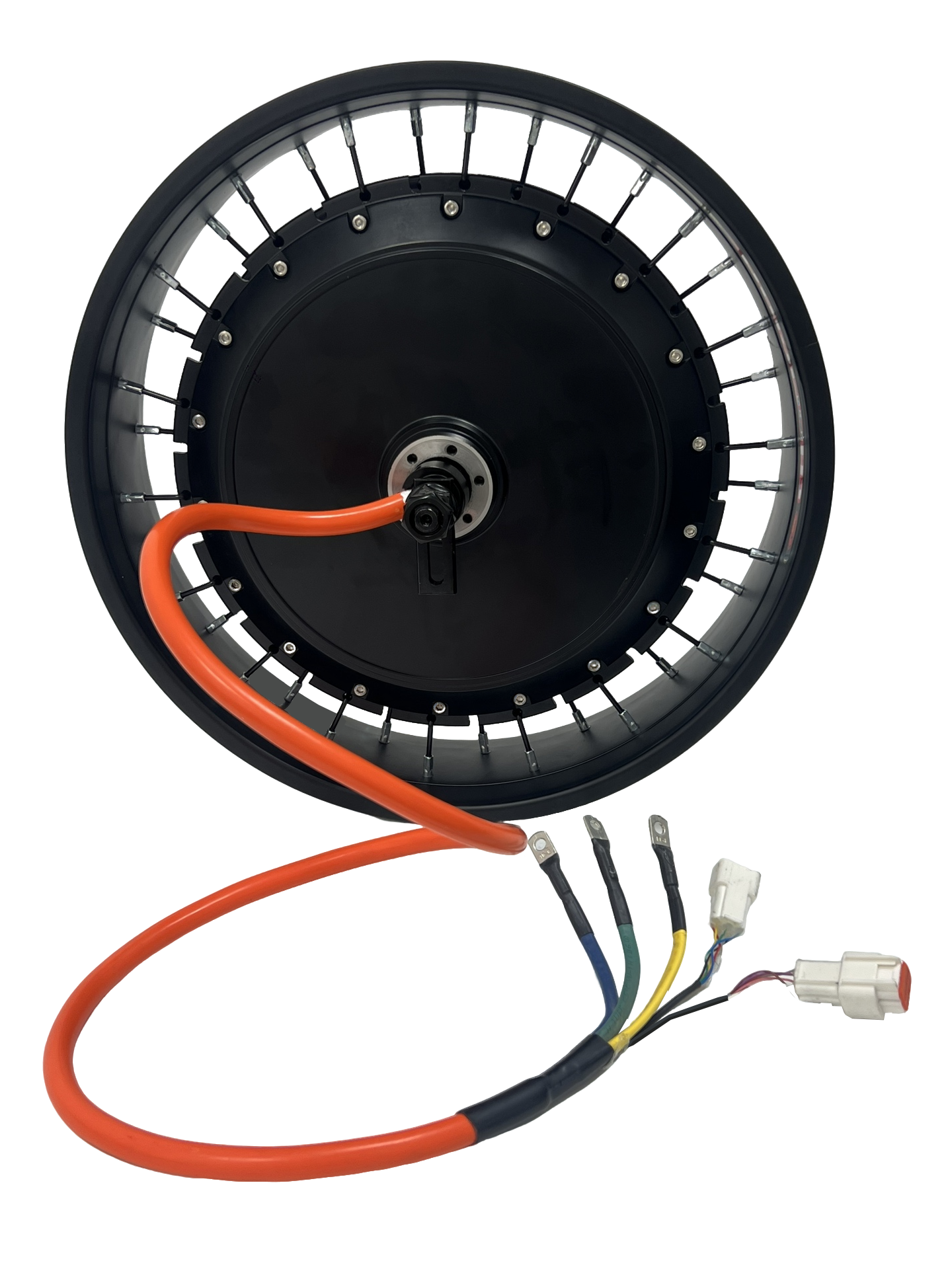 20*4.0 100mm Larĝo Dika rando kun QS 273 150mm elfalilo 3T/3.5T/4T/5T 8000W motorrado kun ununura libera rado 