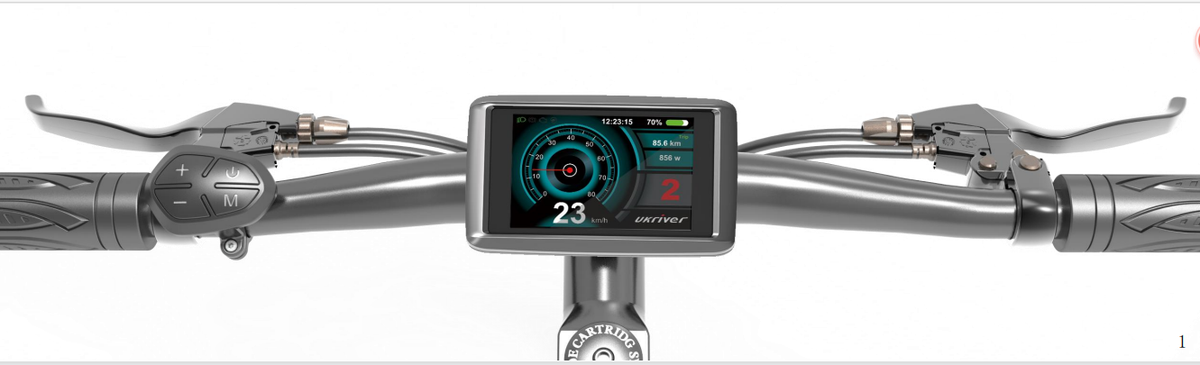 Color LCD Electric Bike Display UKC1 Compatible with APT Protocol /OMD Ptotocal for 36V/48V/52V/60V/72V E-Bike Systems, Programmable Sine Wave Controller for Enhanced Performance NBPower