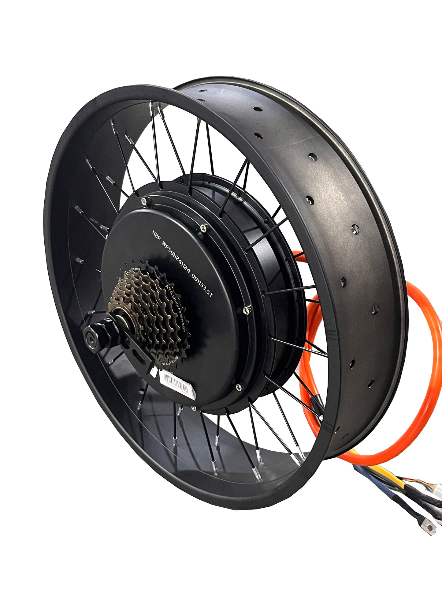 QS205 190mm Dropout 72V 5000W 50H V3 Electric Fat Bike 20*4.0/24*4.0/26*4.0 Motor Wheel Conversion Kit Sabvoton 100A,UKC1 plus,all waterproof system, available with 7-speed freewheel