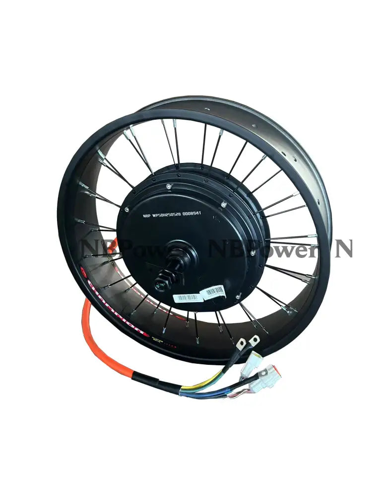 20x4.0 QS205 50H 190mm dropout 3T/3.5T/4T/5T 72V 5000w Fat Bike Brushless Hub Motor Wheel for Electric Bicycle Fat