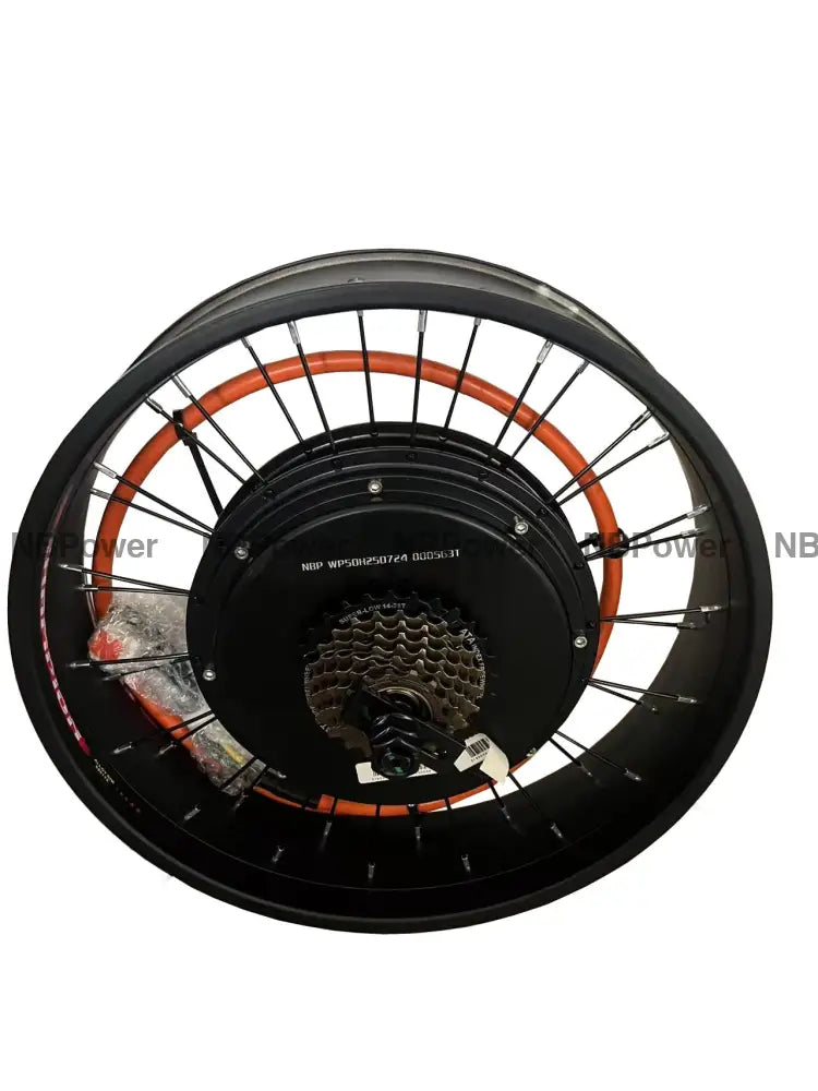 20x4.0 QS205 50H 190mm dropout 3T/3.5T/4T/5T 72V 5000w Fat Bike Brushless Hub Motor Wheel for Electric Bicycle Fat