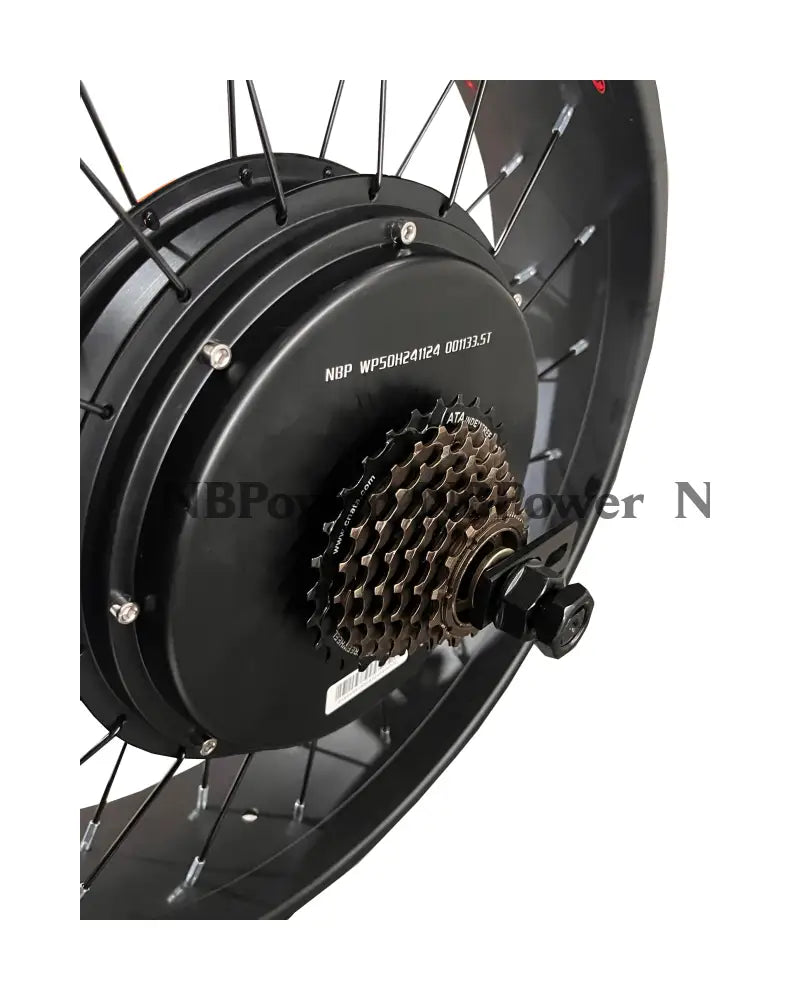 20x4.0 QS205 50H 190mm dropout 3T/3.5T/4T/5T 72V 5000w Fat Bike Brushless Hub Motor Wheel for Electric Bicycle Fat