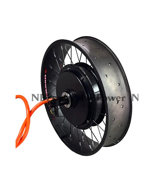 20x4.0 QS205 50H 190mm dropout 3T/3.5T/4T/5T 72V 5000w Fat Bike Brushless Hub Motor Wheel for Electric Bicycle Fat