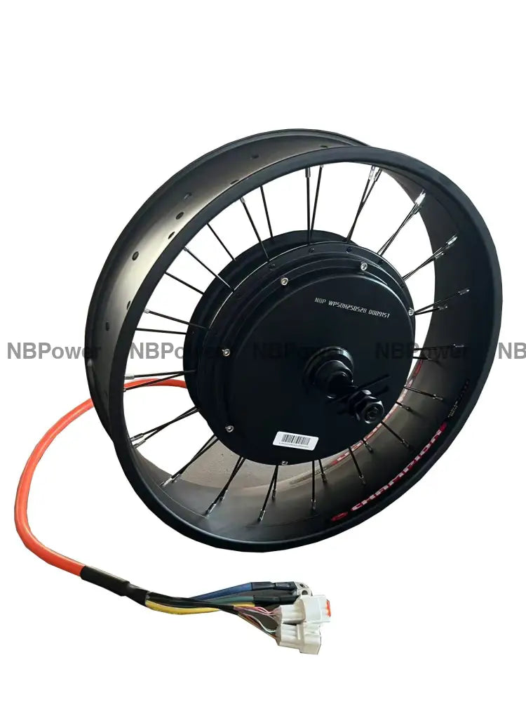 20x4.0 QS205 50H 190mm dropout 3T/3.5T/4T/5T 72V 5000w Fat Bike Brushless Hub Motor Wheel for Electric Bicycle Fat