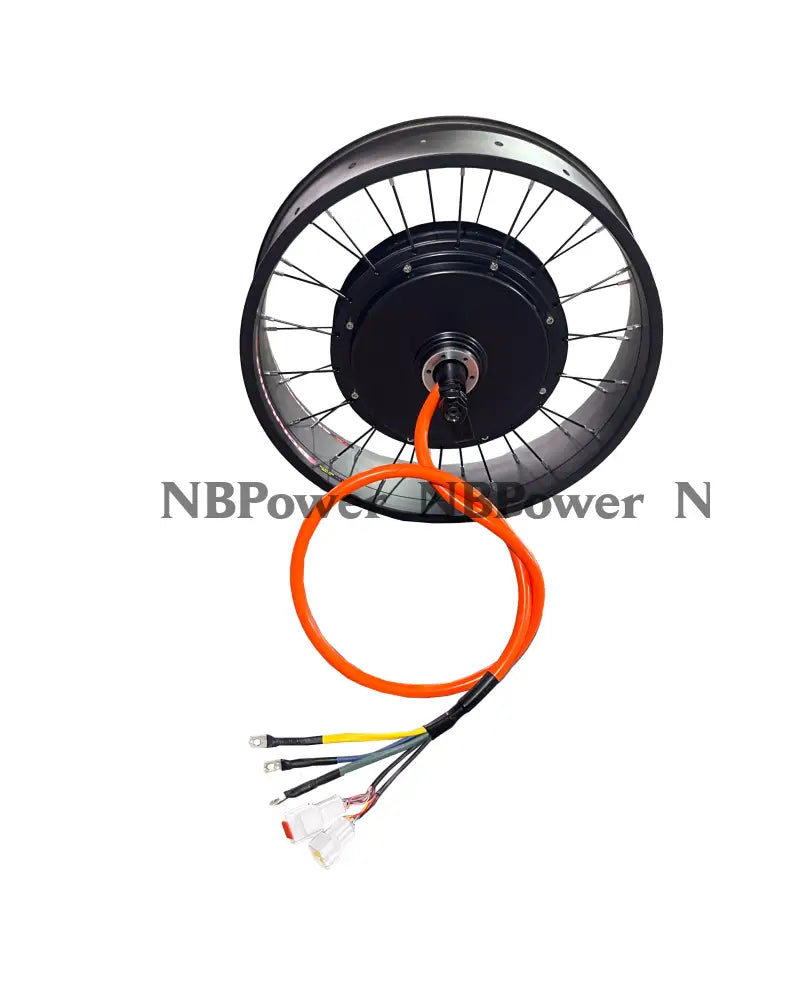 20x4.0 QS205 50H 190mm dropout 3T/3.5T/4T/5T 72V 5000w Fat Bike Brushless Hub Motor Wheel for Electric Bicycle Fat