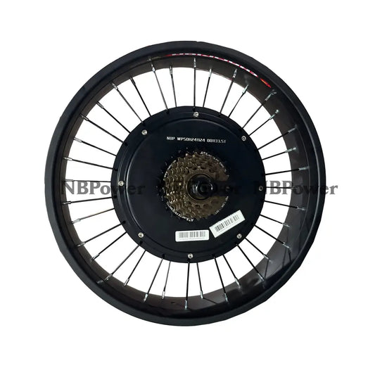 20x4.0 QS205 50H 190mm dropout 3T/3.5T/4T/5T 72V 5000w Fat Bike Brushless Hub Motor Wheel for Electric Bicycle Fat