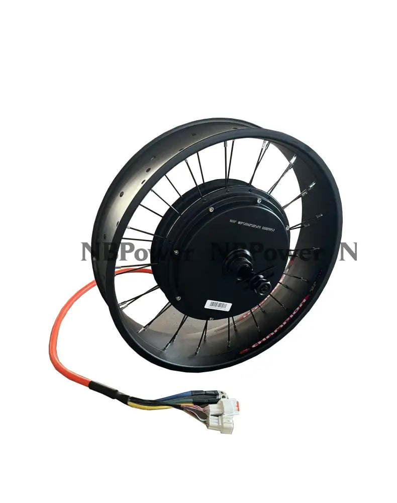 20x4.0 QS205 50H 190mm dropout 3T/3.5T/4T/5T 72V 5000w Fat Bike Brushless Hub Motor Wheel for Electric Bicycle Fat