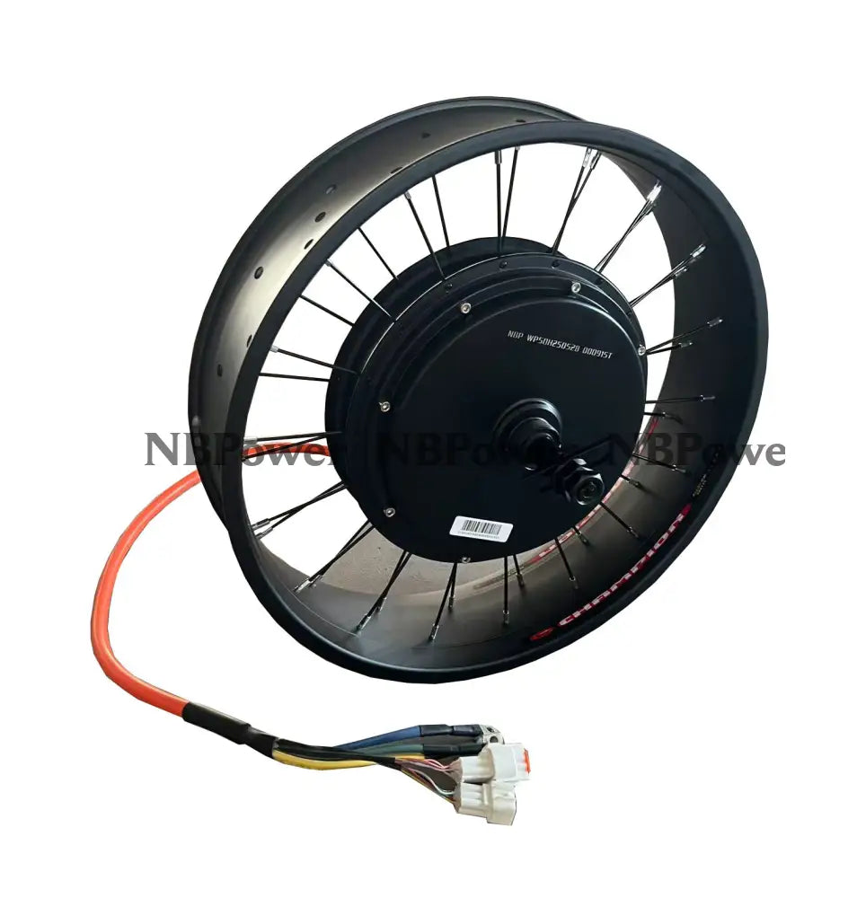 20x4.0 QS205 50H 190mm dropout 3T/3.5T/4T/5T 72V 5000w Fat Bike Brushless Hub Motor Wheel for Electric Bicycle Fat