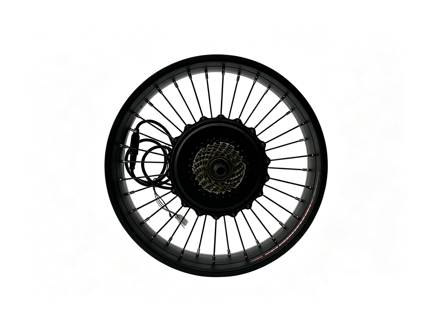 20*4.0 /24*4.0 /26*4.0 QS 1000W 170mm dropout Rear 48V motorwheel with 7 speed freewheel ,QS  1000W Fat motorwheel with spokes