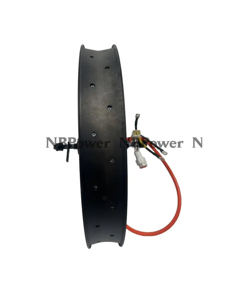 26*4.0 80mm width double rim with QS 3T /3.5T/4T/5T 170mm dropout 5000W Fat motorwheel with single freewheel