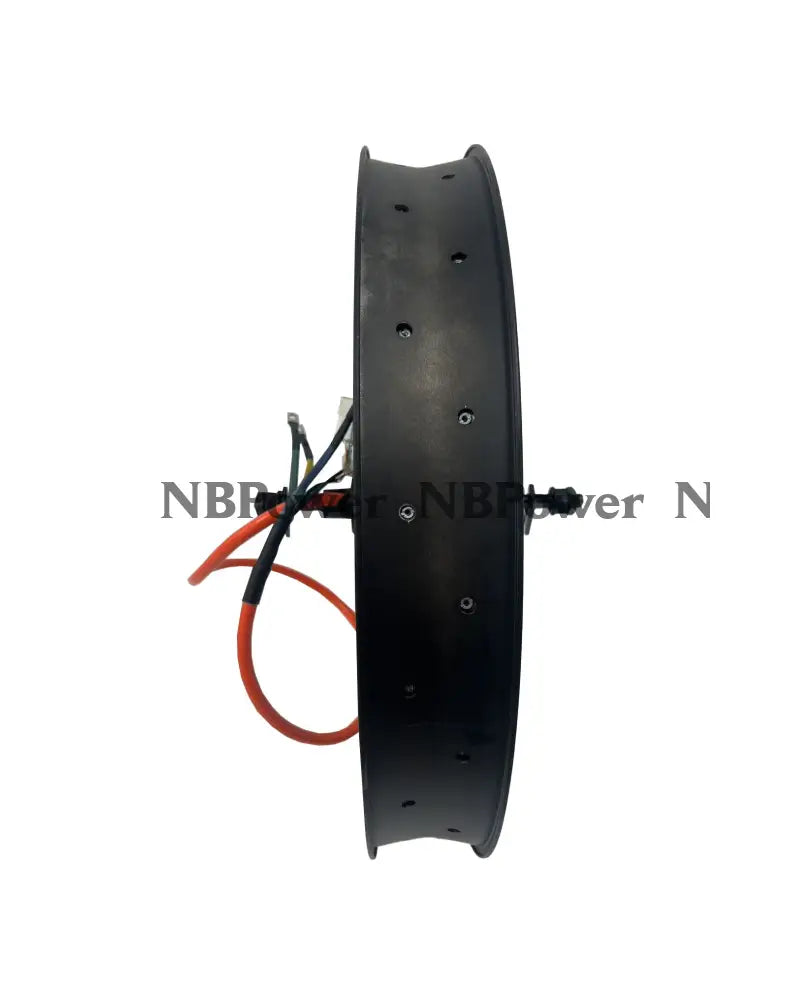 26*4.0 80mm width double rim with QS 3T /3.5T/4T/5T 170mm dropout 5000W Fat motorwheel with single freewheel