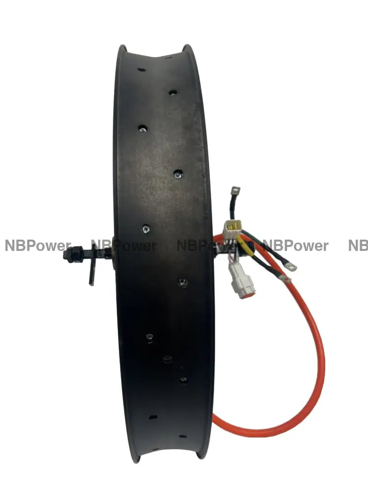 26*4.0 80mm width double rim with QS 3T /3.5T/4T/5T 170mm dropout 5000W Fat motorwheel with single freewheel