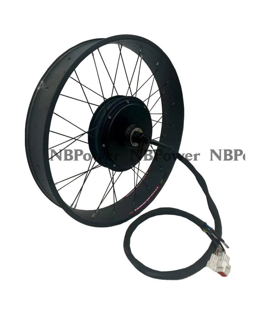 26*4.0 80mm width Fat rim QS 205 3.5T/4T/5T 150mm dropout QS 5000W motorwheel with spokes,QS 5000W Fat motorwheel Motor