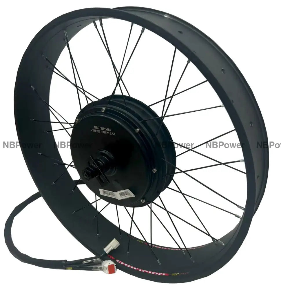 26*4.0 80mm width Fat rim QS 205 3.5T/4T/5T 150mm dropout QS 5000W motorwheel with spokes,QS 5000W Fat motorwheel 3.5T