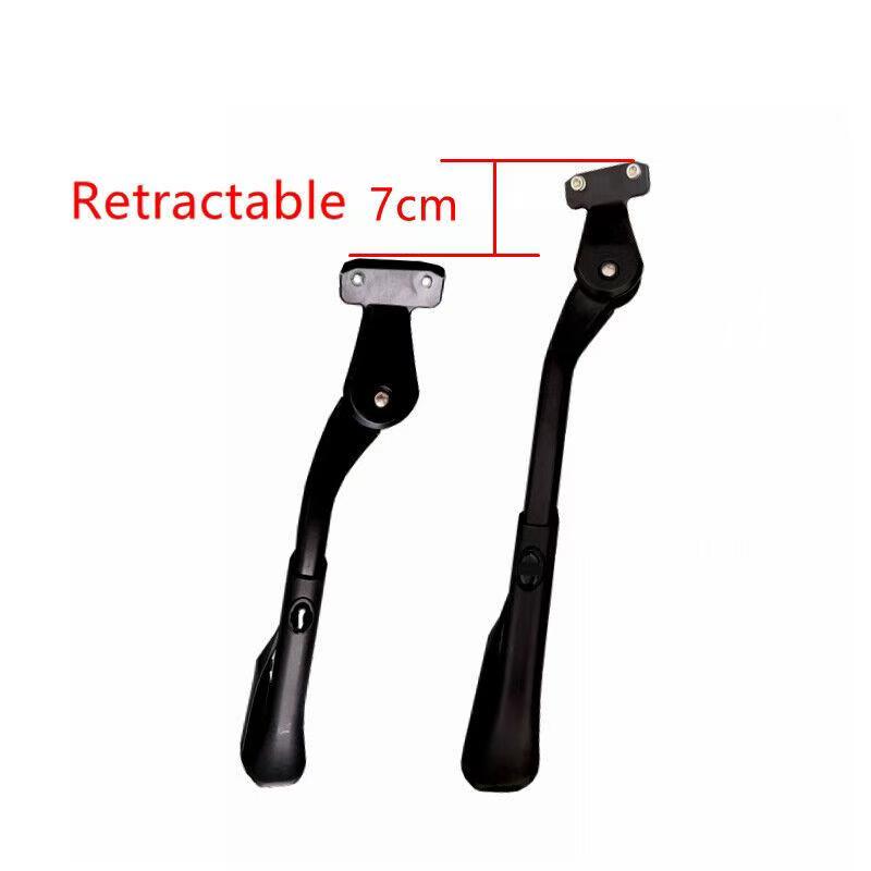 Kickstand Adjustable MTB Bike Stand Aluminium Alloy Thicken Bike Side Support Stand for  Electric Bike Frame