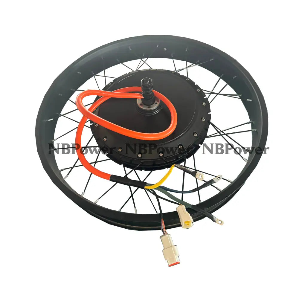 26inch 80mm Width Fat rim with QS 273 150mm dropout 8000W motorwheel with single freewheel