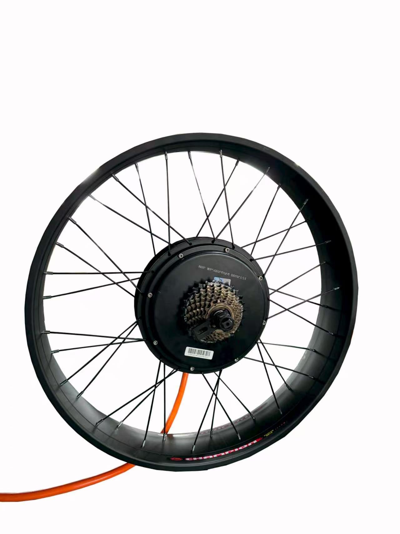QS205 190mm Dropout 72V 5000W 50H V3 Electric Fat Bike 20*4.0/24*4.0/26*4.0 Motor Wheel Conversion Kit Sabvoton 100A,UKC1 plus,all waterproof system, available with 7-speed freewheel