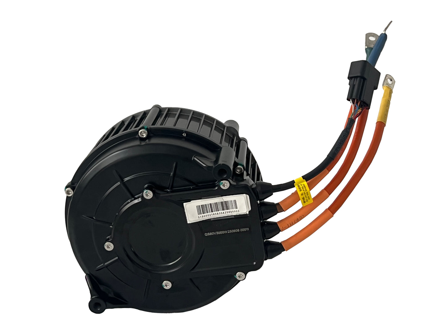 QSMOTOR QS165 V2 5000W 72V 35H Hall Version/encoder  Mid Drive Motor Kits with ND72680 Controller  ，DKD display or NBTFT-5 Color   Display and Foot Pedal