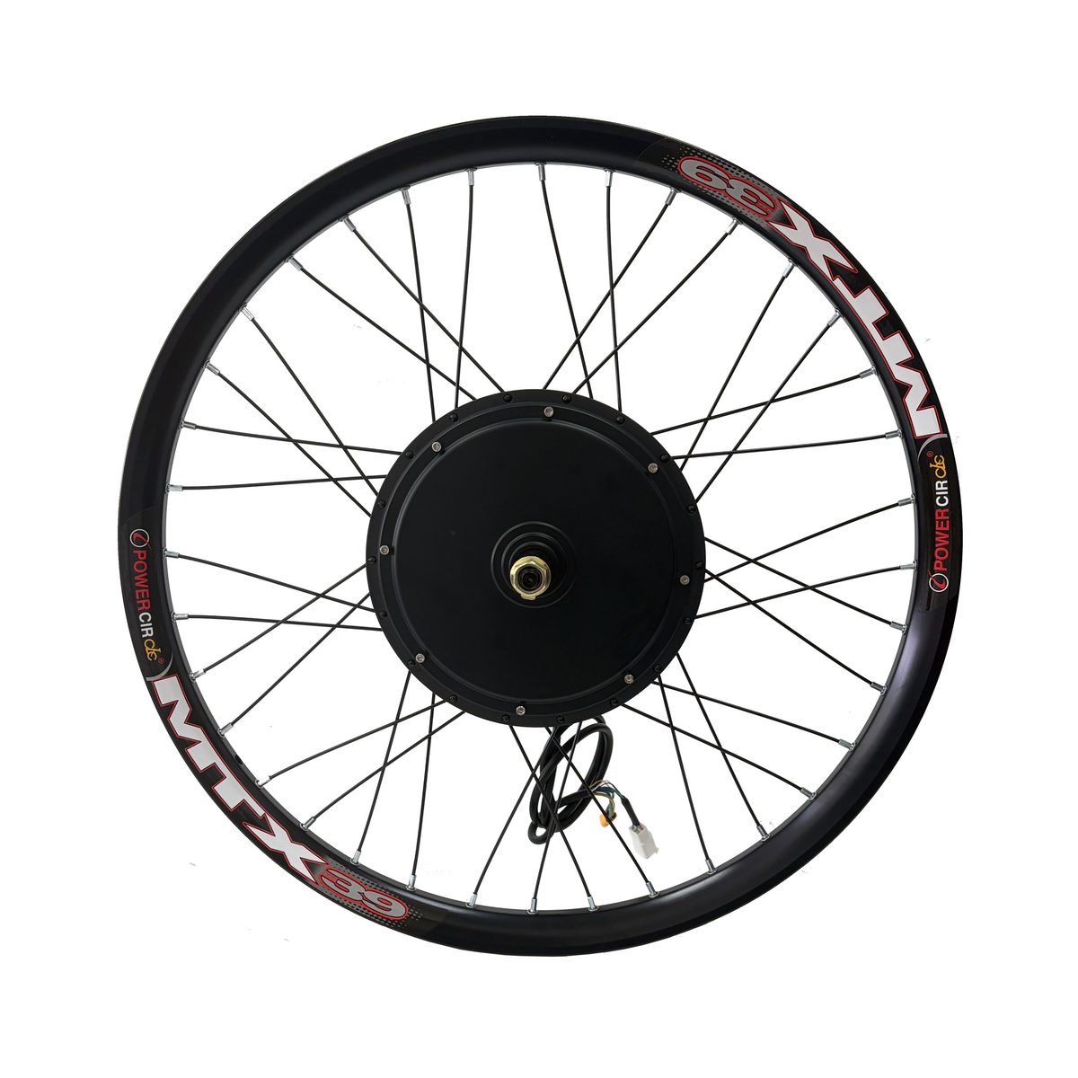 UK warehouse:135mm dropout 52V 2000W Motorwheel Kit , 26inch/27.5inch/ 29inch MTX rim disc brake with 45A Dual mode controller,SW900 display,Surron throttle and other 2000W parts NBPower
