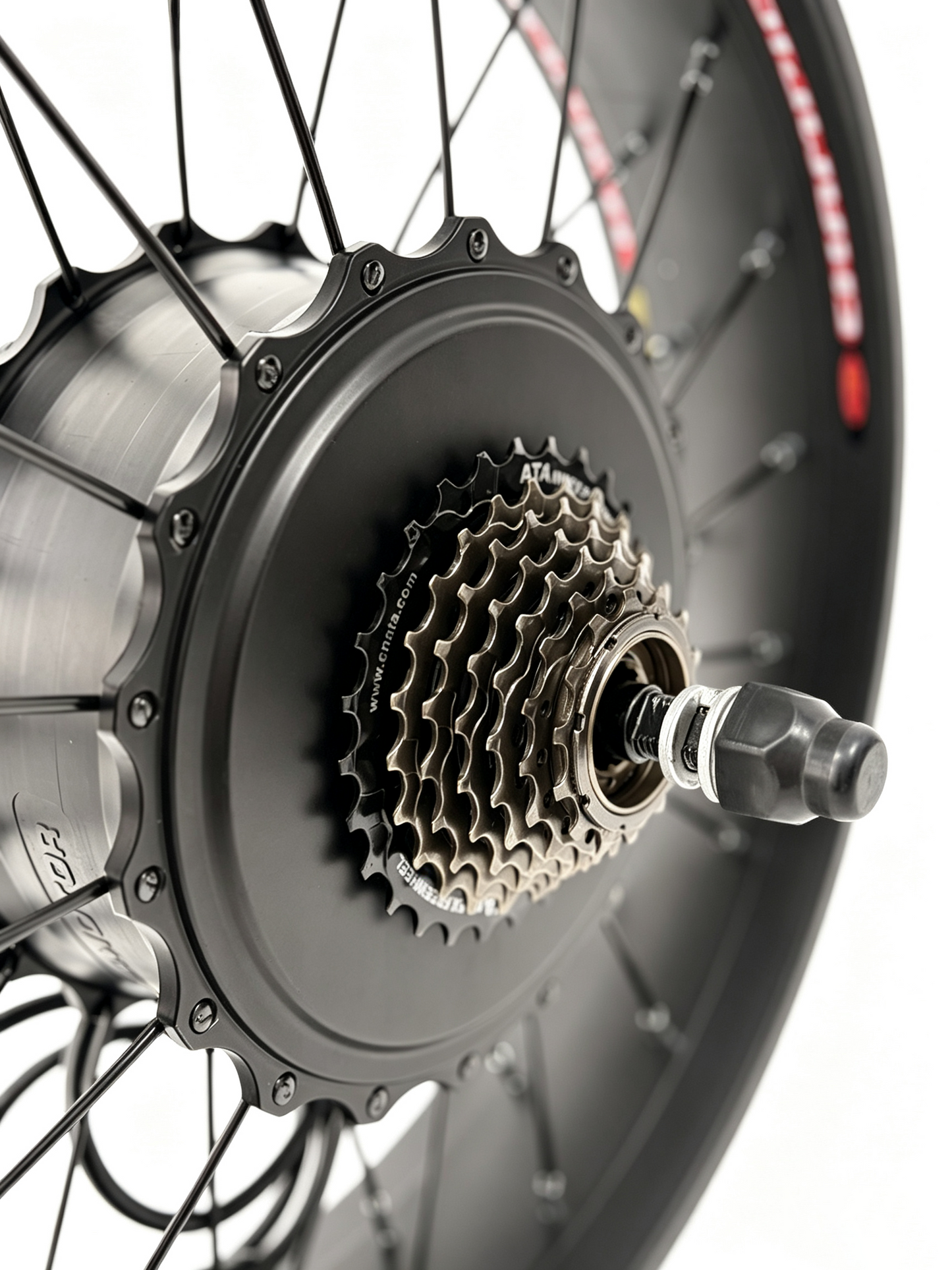 20*4.0 /24*4.0 /26*4.0 QS 1000W 170mm dropout Rear 48V motorwheel with 7 speed freewheel ,QS  1000W Fat motorwheel with spokes