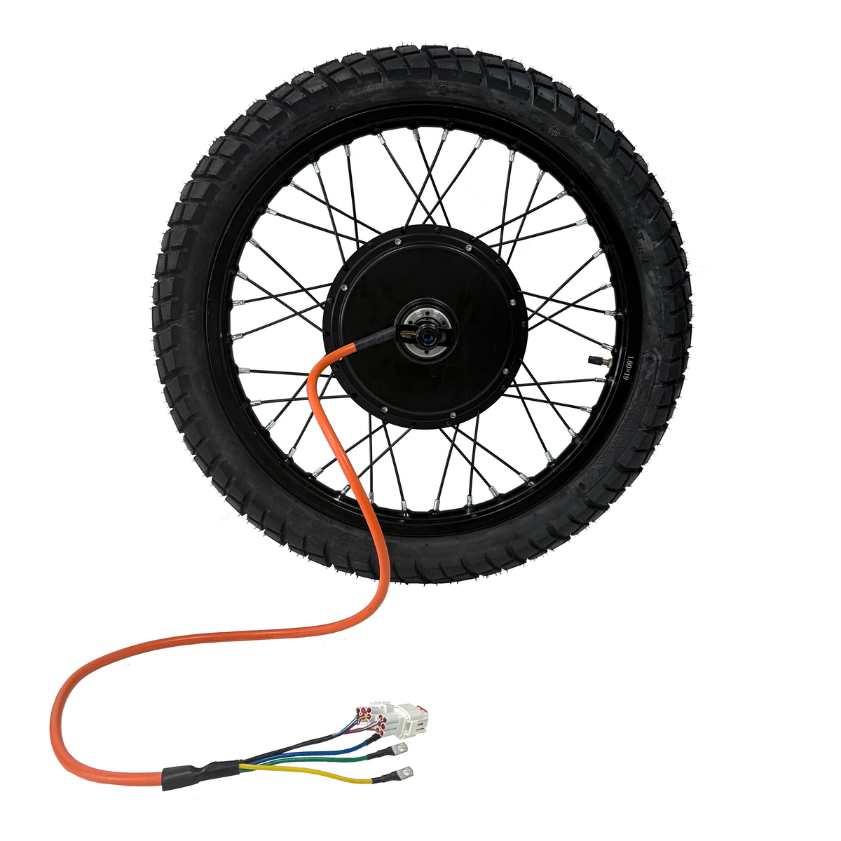 QS205 19*1.6inch 150-155mm dropout 3000W Motorwhweel With Street Tire NBPower