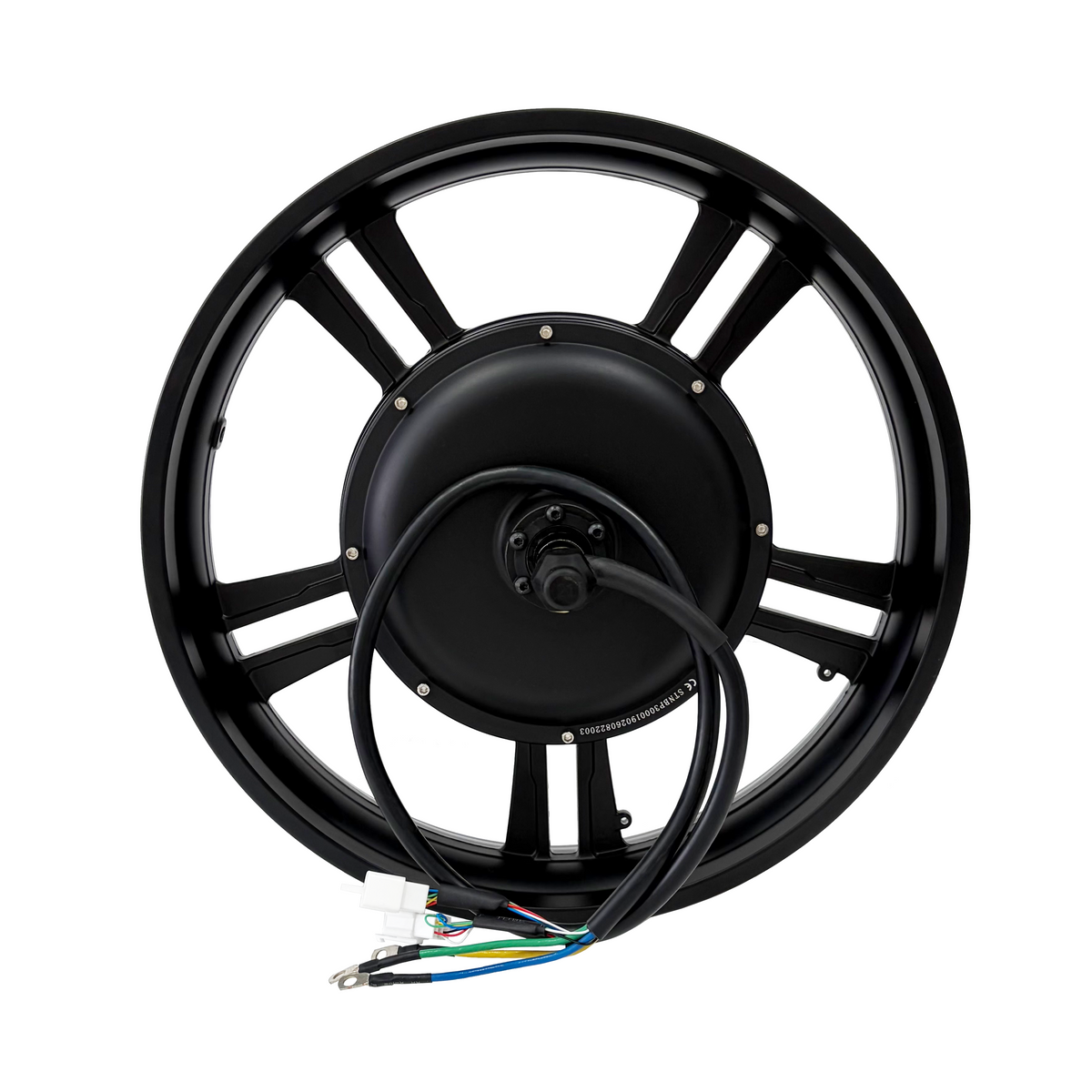 NBPower 20*4.0 190mm Dropout 87mm Rim Width 3000W One-piece rim Motorwheel Paired With 80A Dual Mode Controller,UKC1+ Display and Full Twist Throttle E-bike Conversion Kit NBPower