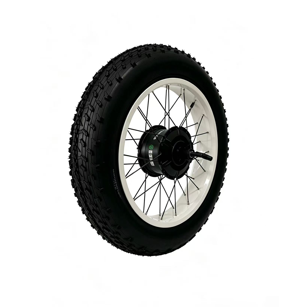 20x4.0 Blue/White/Red/Orange Bafang G062 48V 500W Cassette Motor Wheel 177mm*M12 Dropout With Matching 135mm*3/8Iinch Front Wheel With Kenda Tire