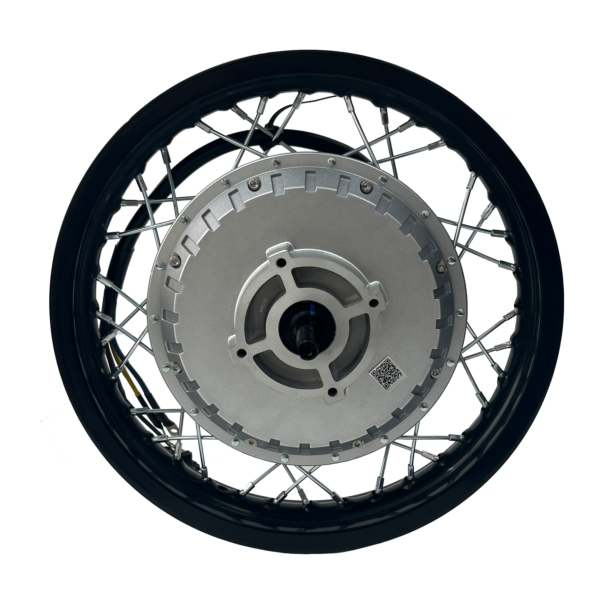 Radcake 14 Inch 5000W Sliver Hub Motor Wheel | 170mm Frame Dropout Motorcycle E‑Bike Conversion Hub Motor NBPower