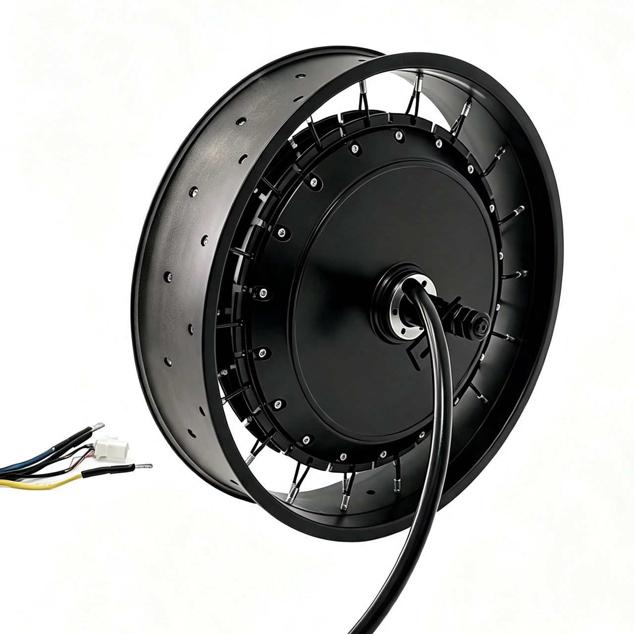 20*4.0/24*4.0/26*4.0 QS273 190mm Dropout 8000W 3T/3.5T/4T/5T Rear Hub Motor Wheel QS Motor