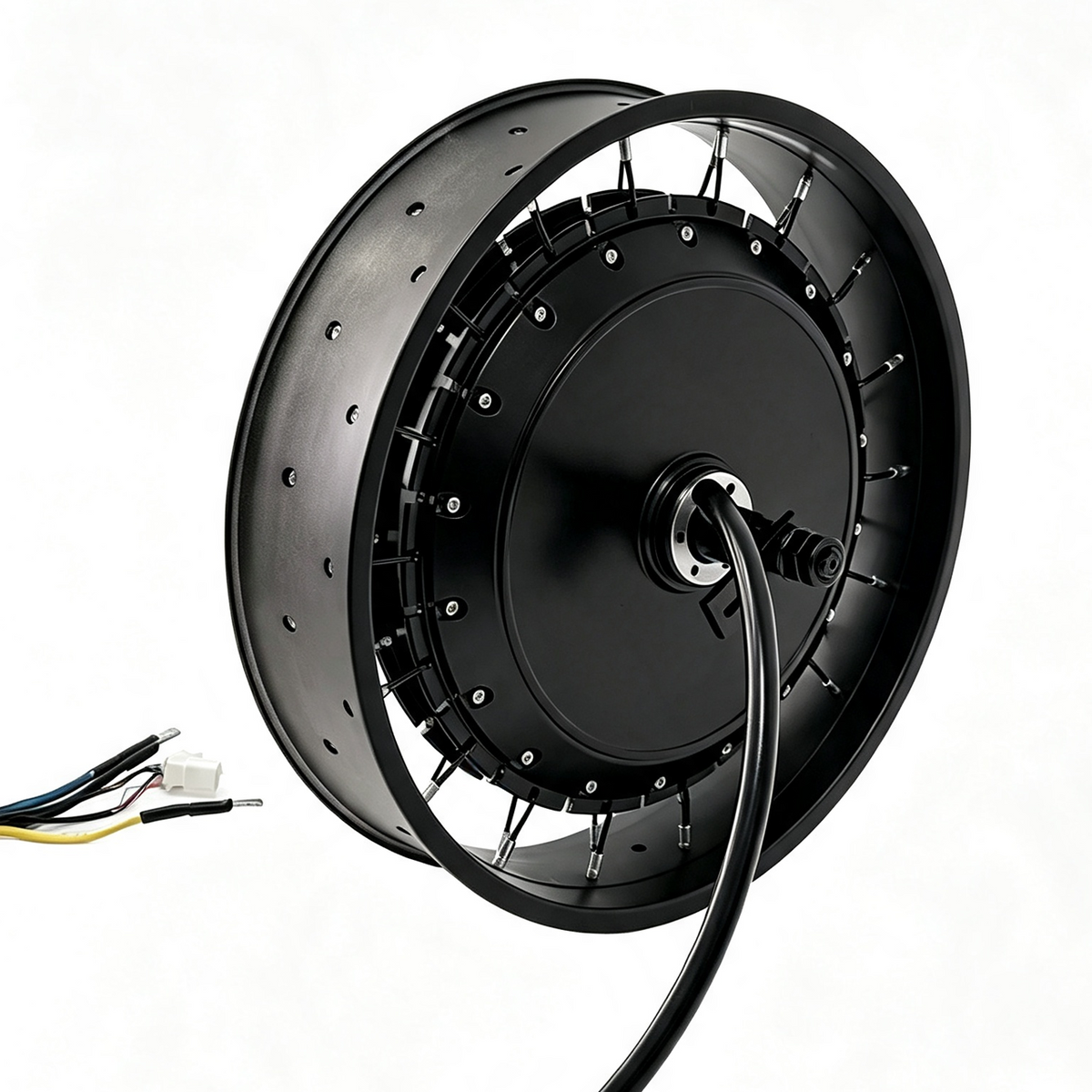 20*4.0/24*4.0/26*4.0 QS273 190mm Dropout 8000W 3T/3.5T/4T/5T Rear Hub Motor Wheel QS Motor
