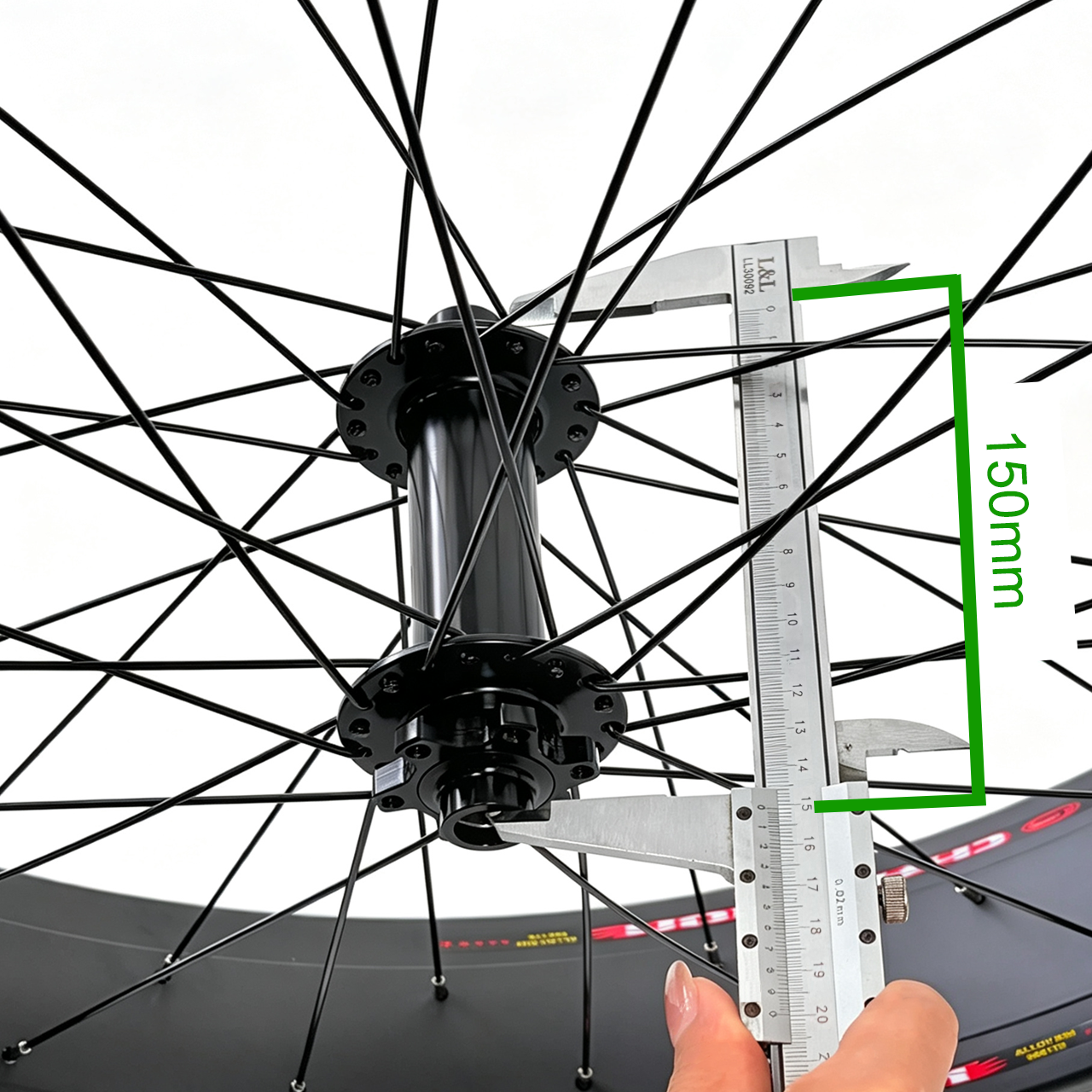 20x4.0/24*4.0/26*4.0  150mm Dropout Fat Bike Front Wheel Assembly  Fat  Rim Complete Wheel Set Heavy‑Duty Spokes for E‑Bike Fatbike DIY Conversion NBPower