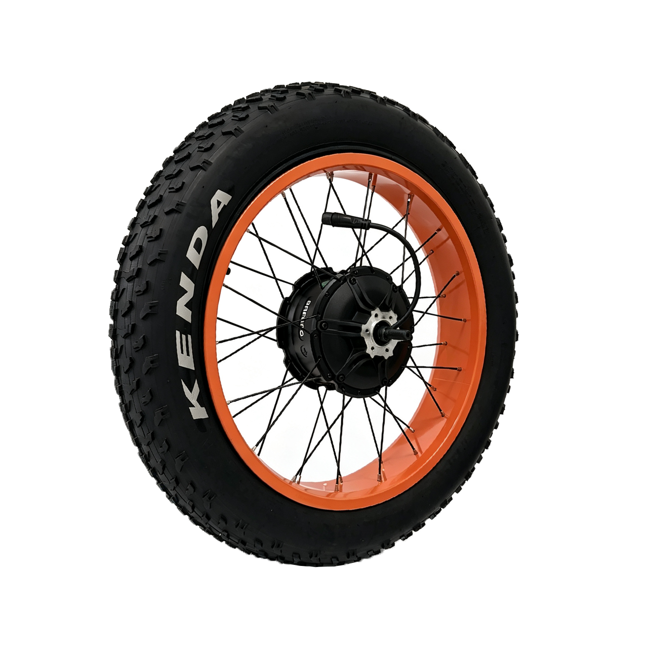 20x4.0 Blue/White/Red/Orange Bafang G062 48V 500W Cassette Motor Wheel 177mm*M12 Dropout With Matching 135mm*3/8Iinch Front Wheel With Kenda Tire