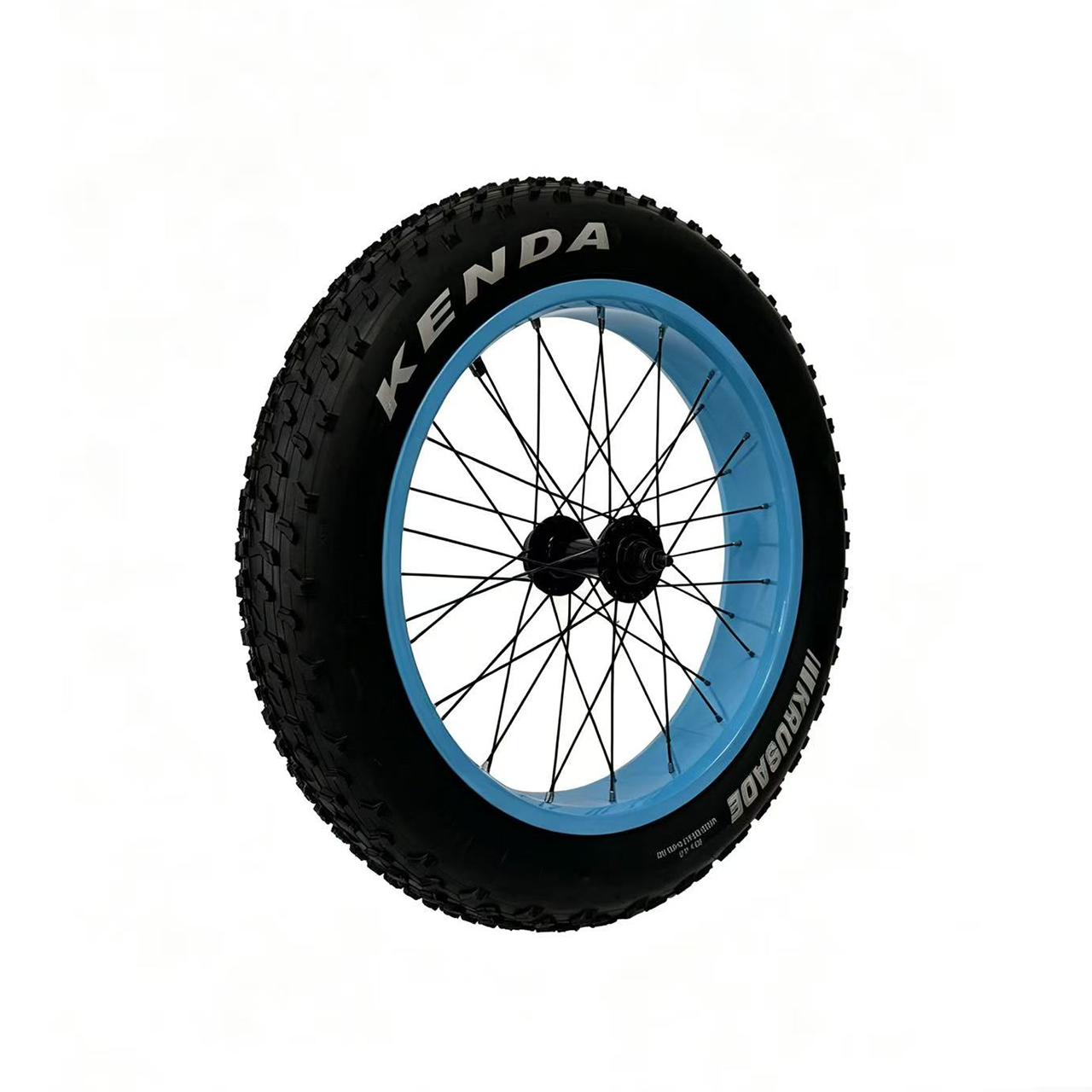20x4.0 Blue/White/Red/Orange Bafang G062 48V 500W Cassette Motor Wheel 177mm*M12 Dropout With Matching 135mm*3/8Iinch Front Wheel With Kenda Tire
