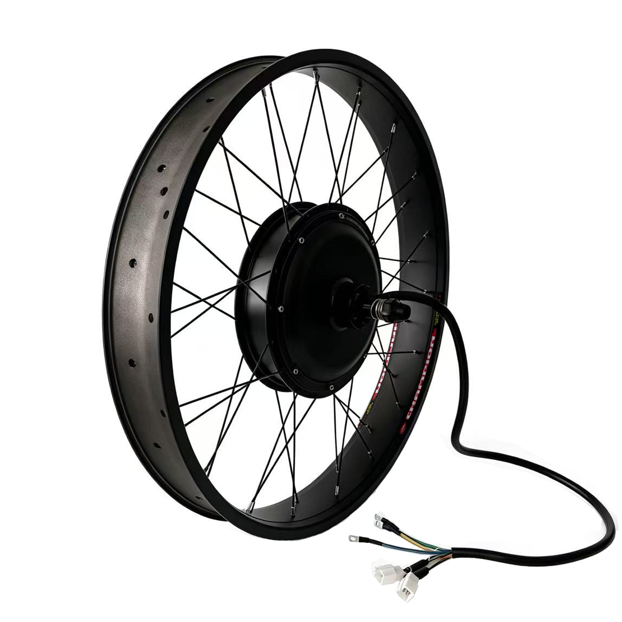 20*4.0/24*4.0/26*4.0 Fat Bike 170mm Dropout 3000W Electric Bicycle Rear Spoke Hub Motor Wheel Kit with 7-Speed Freewheel, 80A Dual Mode Brushless Sine Wave Controller SM7280, UKC1 Display ,Throttle, Brake Levers Full Ebike Conversion Kit