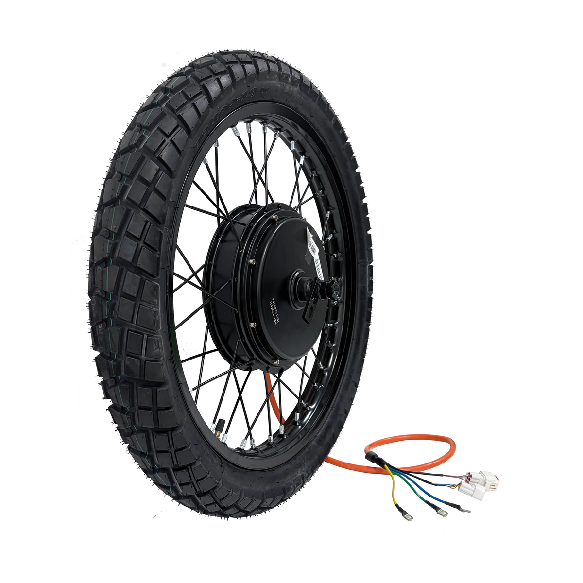 QS205 19*1.6inch 150-155mm dropout 3000W Motorwhweel With Street Tire NBPower