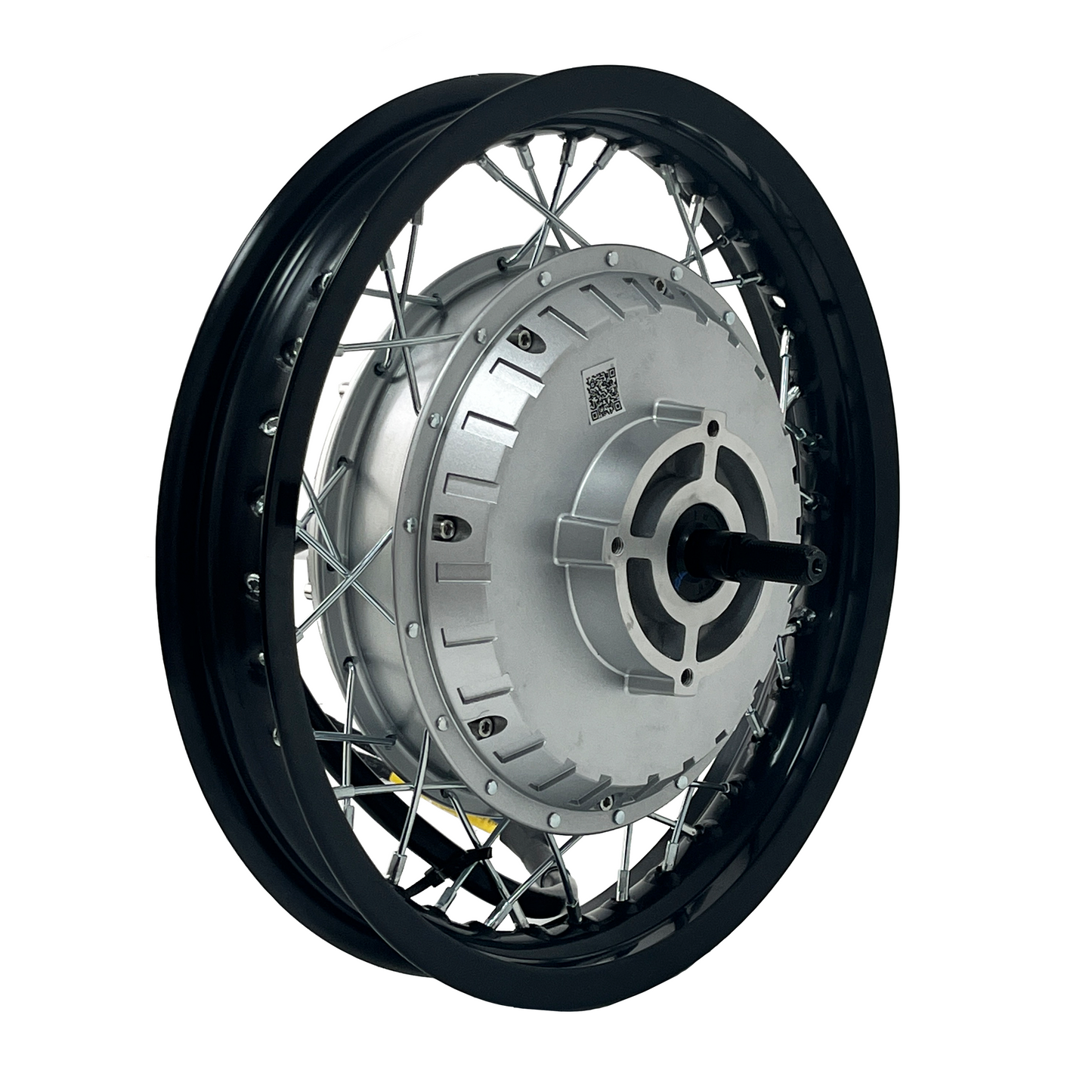 Radcake 14 Inch 5000W Sliver Hub Motor Wheel | 170mm Frame Dropout Motorcycle E‑Bike Conversion Hub Motor NBPower