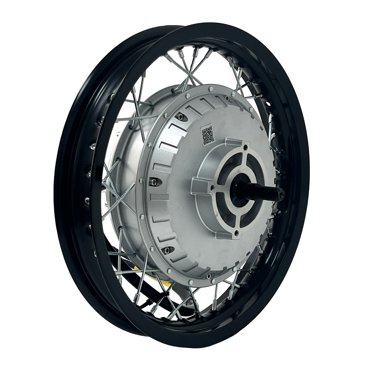 Radcake 14 Inch 5000W Sliver Hub Motor Wheel | 170mm Frame Dropout Motorcycle E‑Bike Conversion Hub Motor NBPower