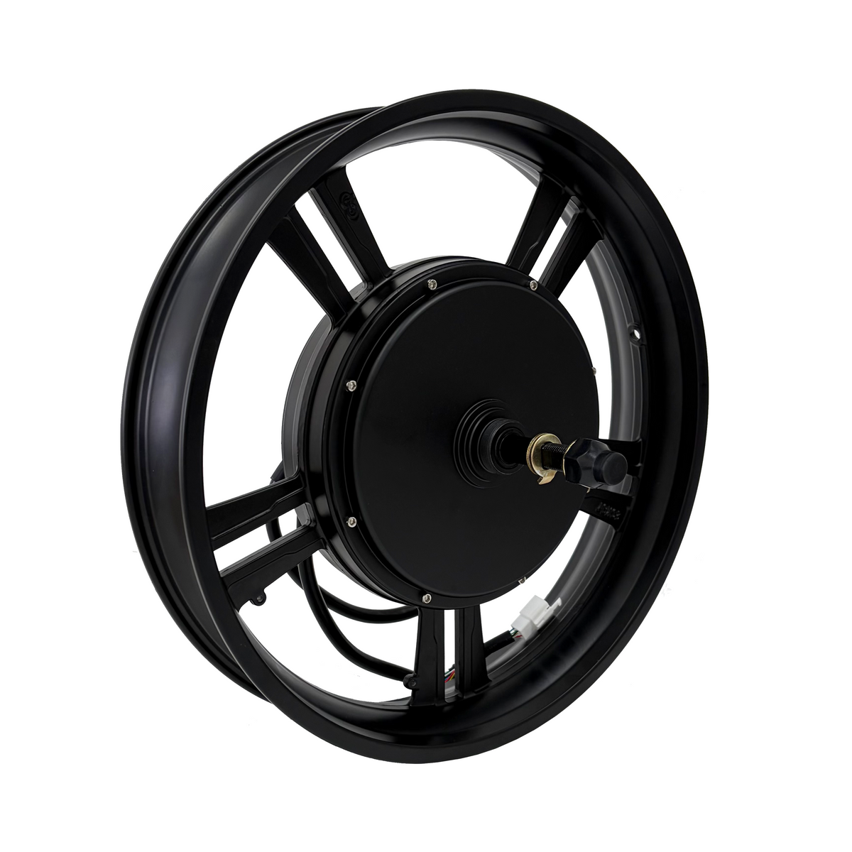 NBPower 20*4.0 190mm Dropout 87mm Rim Width 3000W One-piece rim Motorwheel Paired With 80A Dual Mode Controller,UKC1+ Display and Full Twist Throttle E-bike Conversion Kit NBPower