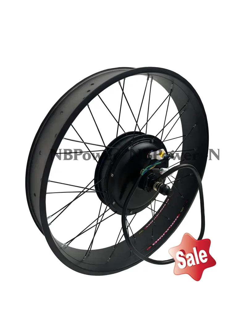 3T high speed 72V 3000W Motorwheel,26*4.0 100mm 170mm /190mm dropout 3000W motorwheel with spokes 170mm dropout Motor